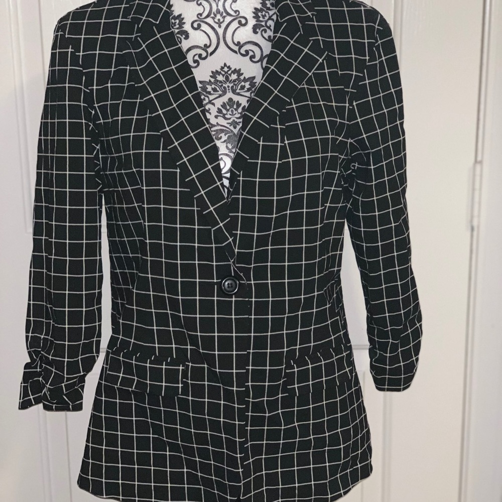 Fitted stretch blazer